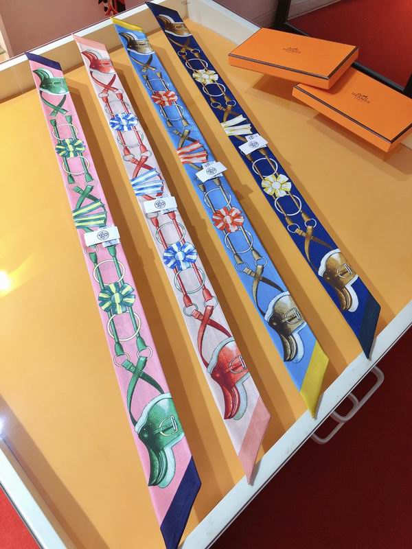 Hermes silk ribbon 5X86cm E071901
